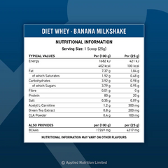 DIET WHEY PROTEIN BY APPLIED NUTRITION