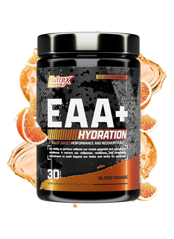 Nutrex Research Eaa+ Hydration Blood Orange 390g 30 Servings