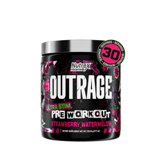 Nutrex Outrage Pre-Workout - 30 Servings | Ultra Stim Pre-Workout | Boosts Energy, Focus & Performance